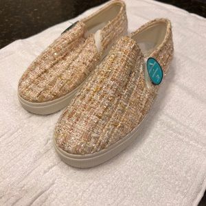 Jack Rogers Anna Women's 9 Shoes Tweed Slip-On Sneakers Low Top